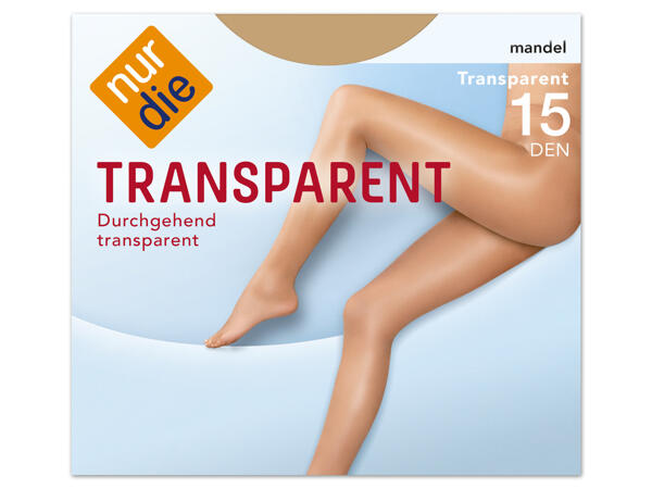 nur die Damen Strumpfhose, 15 DEN