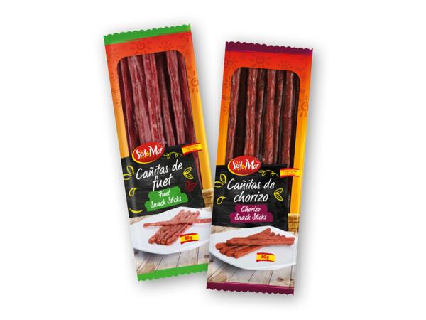Chorizo or Fuet d'Olot Snack