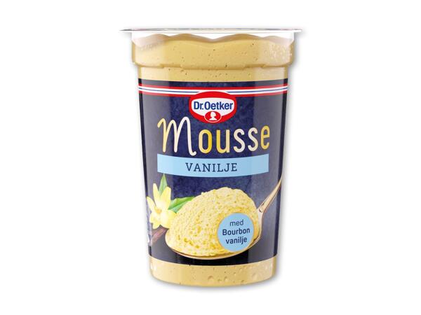 Vanilje-, chokolademousse eller citronfromage