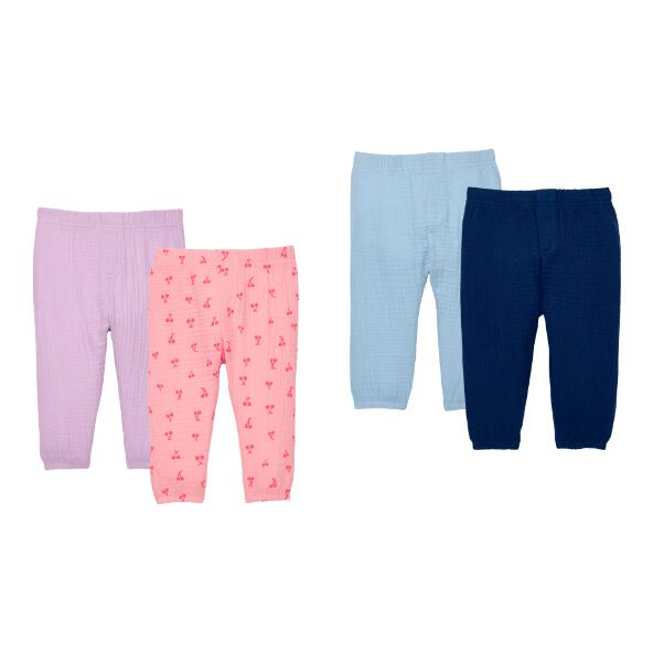 L&D(R) 				Pantalon en mousseline, 2 pcs