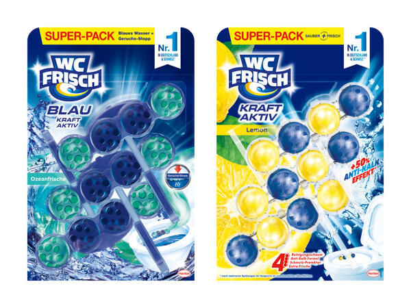 Tavolette per WC con intensità attiva WC Frisch Lemon