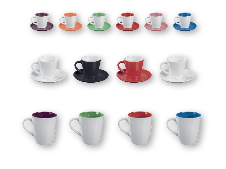 Espresso Cups with Saucers/ Cappuccino Cups with Saucers/Coffee Cups