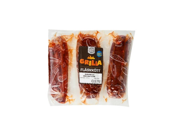 Skinkrulle BBQ Anchochili