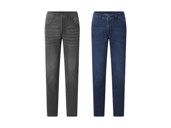 Jean Slim Fit en denim molletonné