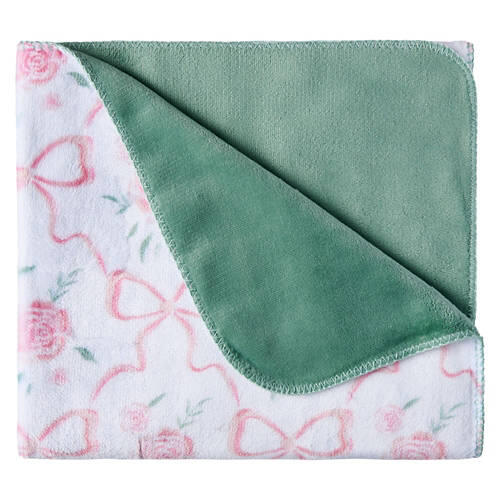 30" X 40" Warm & Cozy Baby Blanket, Floral Print
