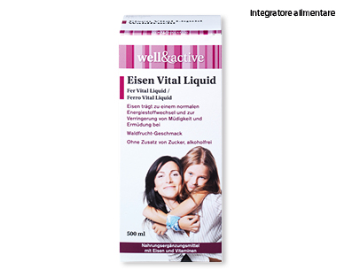 Ferro vitale liquido WELL & ACTIVE
