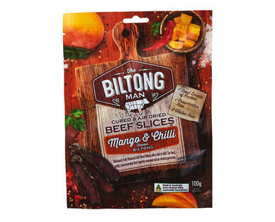 The Biltong Man Sliced Biltong 100g