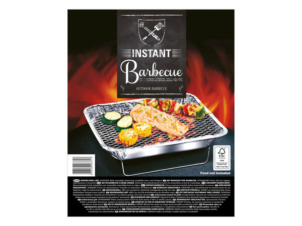 GRILLMEISTER Einweg-Grill-Set