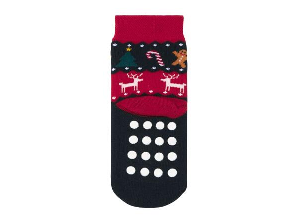 Lupilu Younger Kids' Christmas Thermal Socks - 2 Pairs