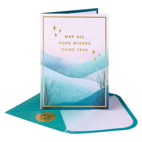 5" x 7" Greeting Card - Birthday Wishes