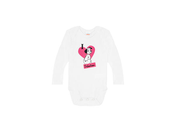 Baby Bodysuit "Winnie the Pooh, Bambi, 101 Dalmatians"