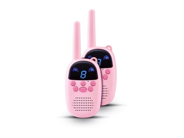 Silvercrest Kids' Walkie Talkies Pink