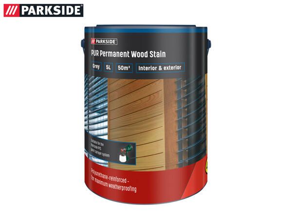 Parkside 5L PUR Permanent Wood Stain