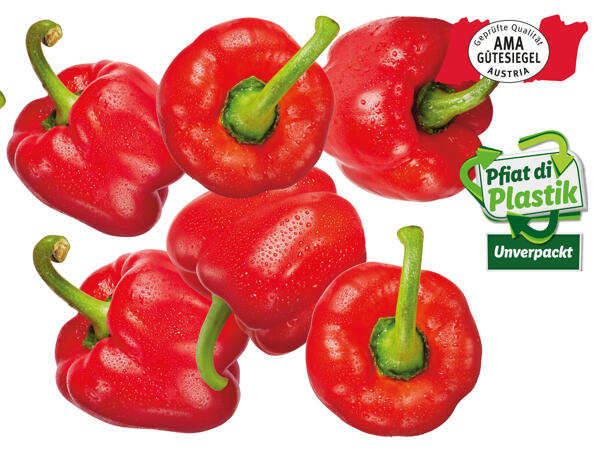 Paprika rot aus Österreich