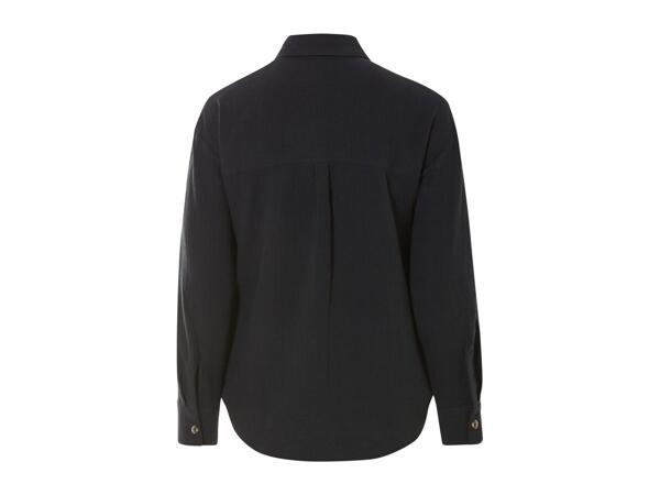 Esmara Ladies' Muslin Long Sleeve Shirt - Black