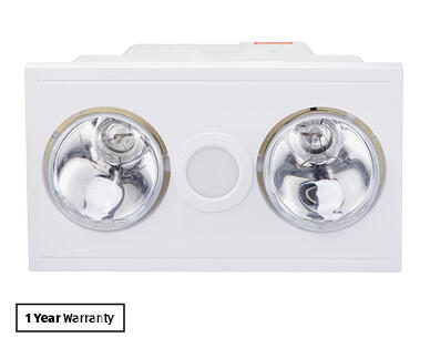 3-in-1 Bathroom Heater, Exhaust Fan and Light