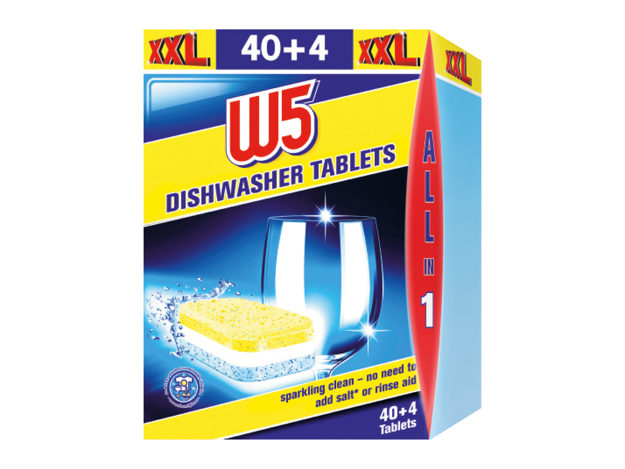 Tablettes pour lave-vaisselle all-in-1