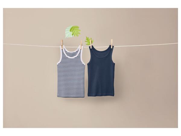 Boys' vests, 2 pieces