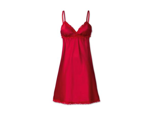 Damen Satin-Nachthemd