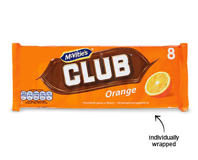 McVitie's Club Biscuits 8pk/176g