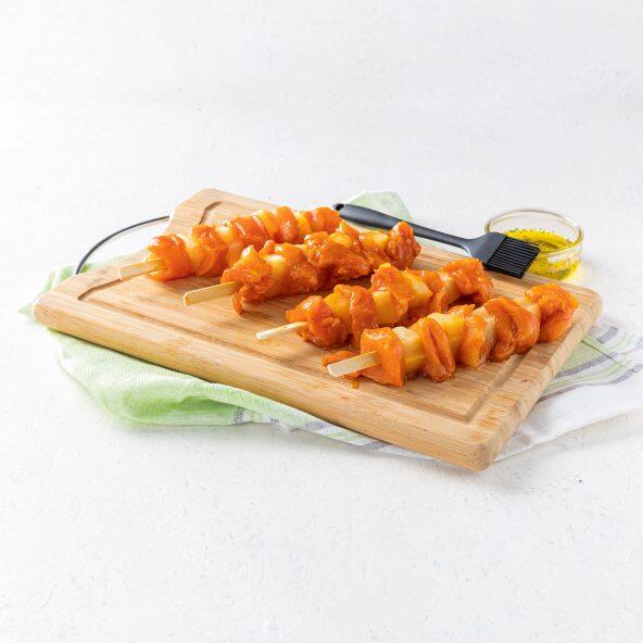 Kippenbrochette met ananas, 4 st.