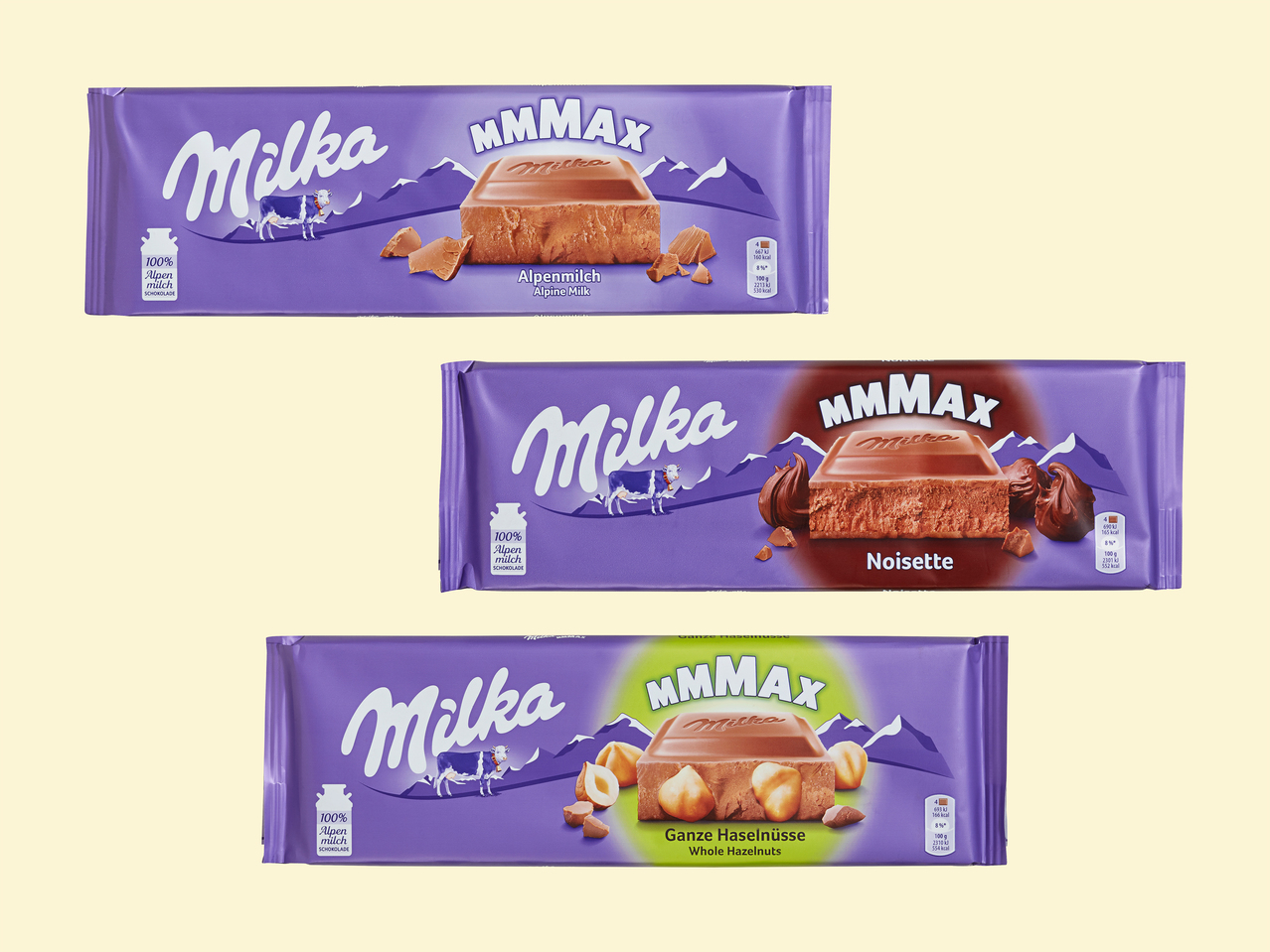 Tablette de chocolat Milka