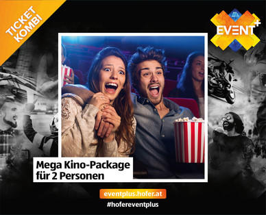 Mega Kino-Package für 2 Personen