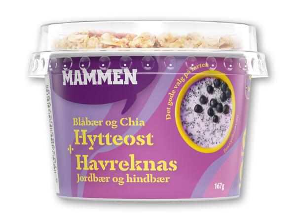 Mammen hytteost med havreknas