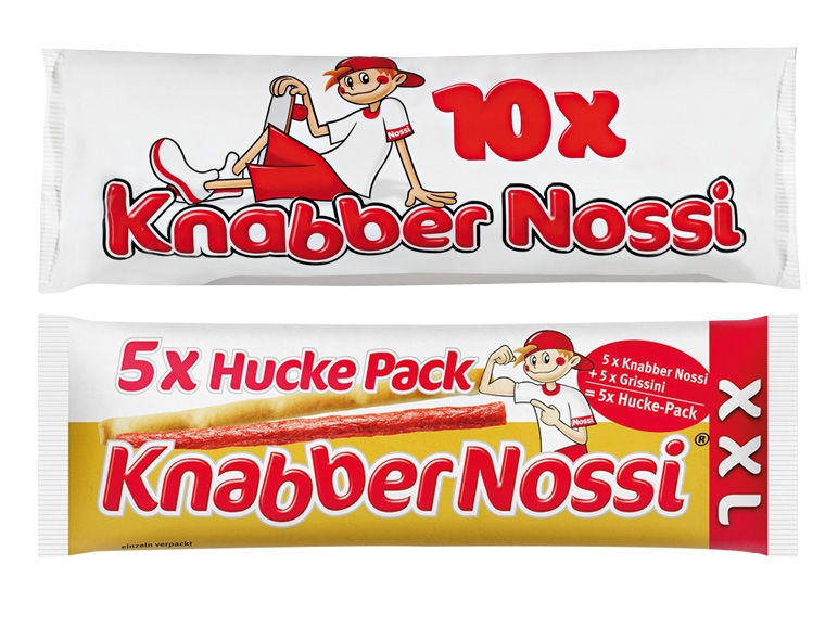 KNABBERNOSSI Snack-Würstel