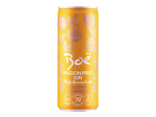 Boë Passion Fruit Gin & Sicilian Lemonade, 5.5%