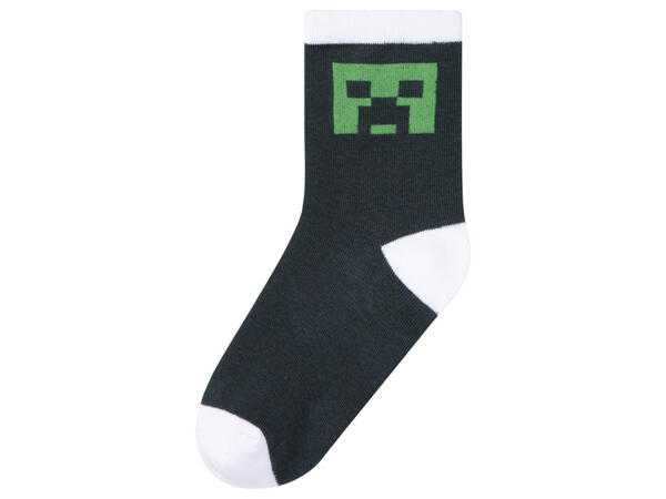 Minecraft Chlapecké ponožky, 3 páry