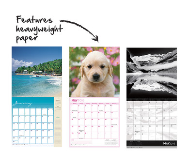Huntington Home Premium 16-Month Wall Calendar