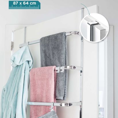 Étagère de porte pour serviettes