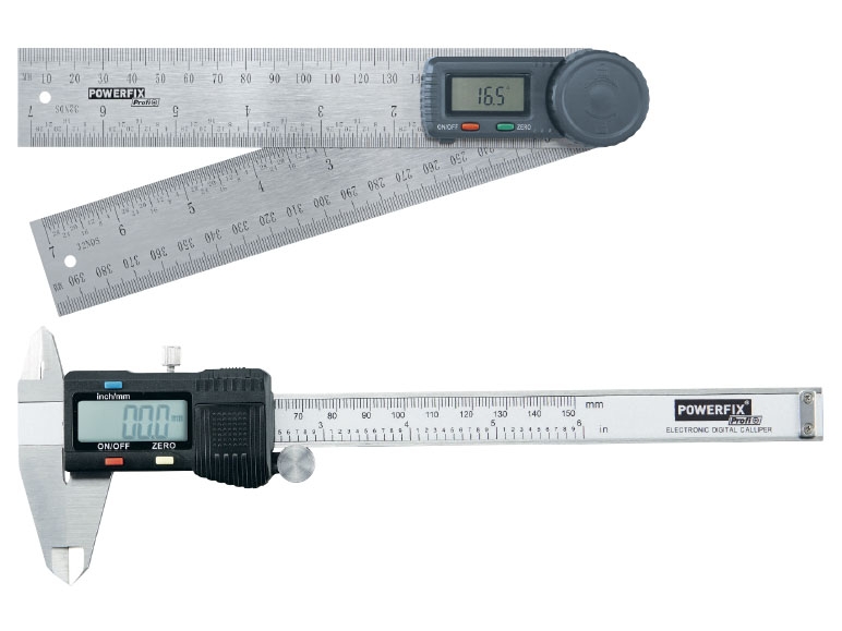 POWERFIX Digital Calliper or Digital Angle Finder