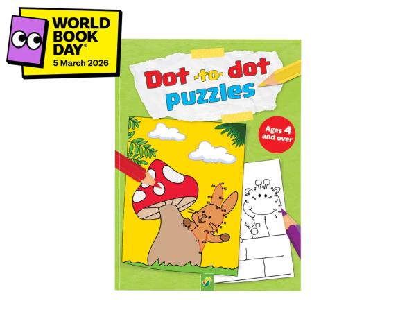 Dot-to-Dot Puzzles Kids' Activity Book - Rabbit