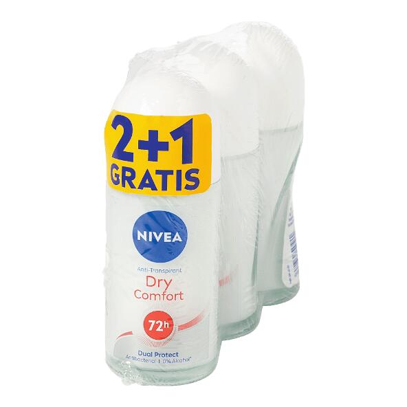 NIVEA(R) 				Roll-on-Deodorant, 3 St.