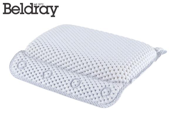 Beldray Antibacterial Bath Pillow - White