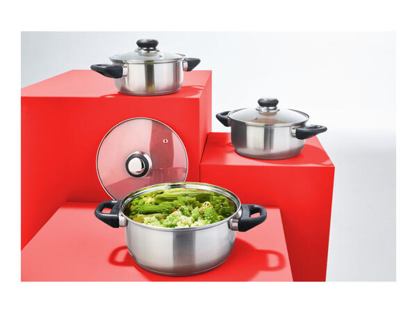 Ernesto Stainless Steel Pan Set