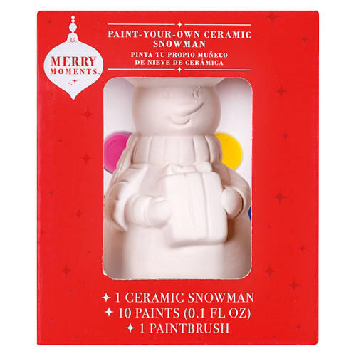 Paint-Your-Own Ceramic - Snowman