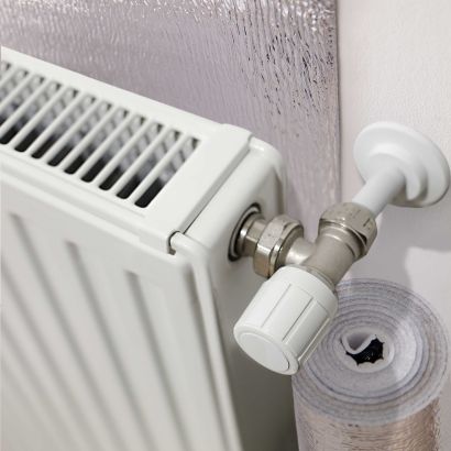 Isolierende Radiatorfolie