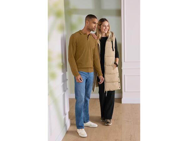 Men's Long Sleeve Polo Jumper