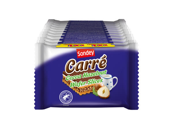 Cocoa Hazelnut Wafer Slices