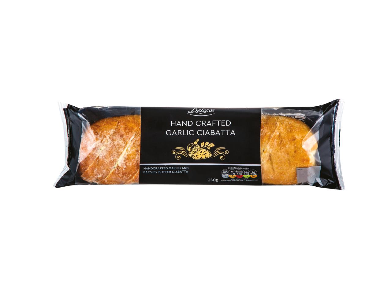 DELUXE Hand Crafted Garlic Ciabatta