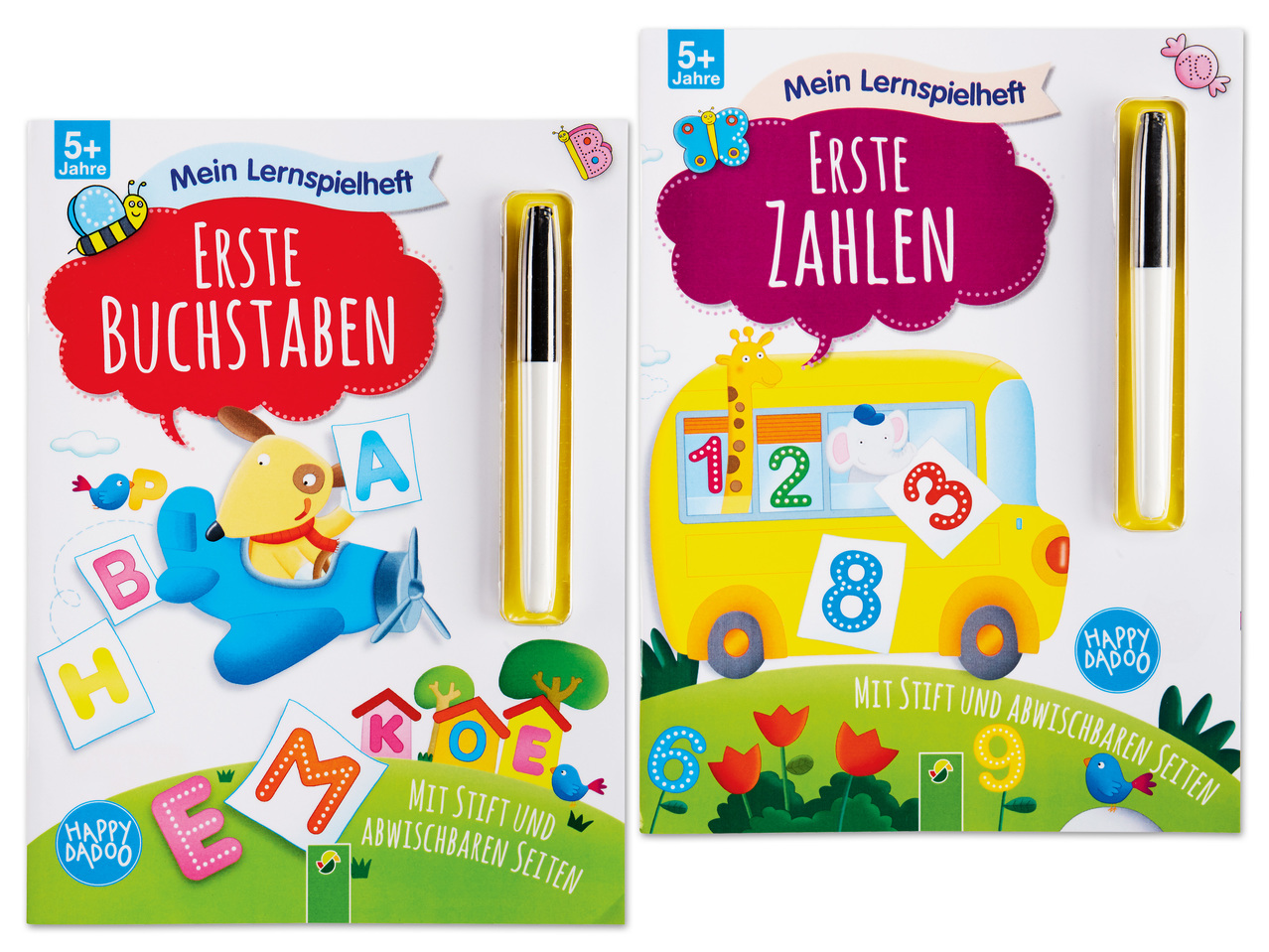 Lernspielheft „Wisch und weg"