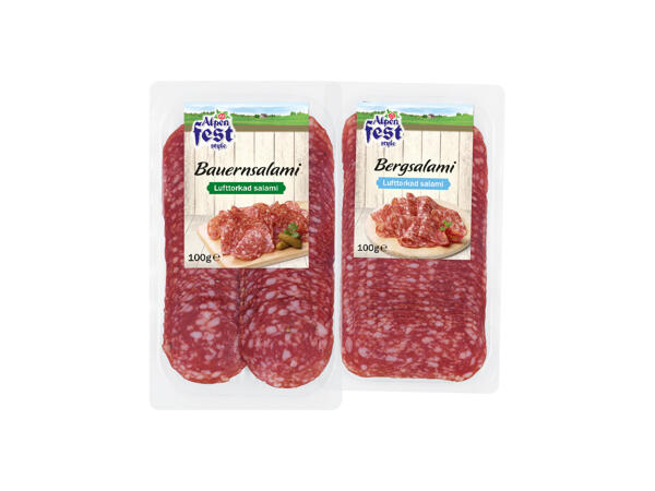 Lufttorkad salami
