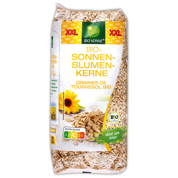 Bio-Sonnenblumenkerne XXL / Hanfsamen