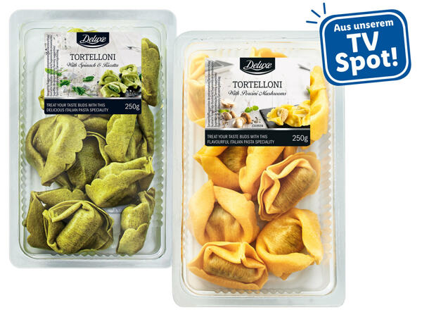 DELUXE Frische gefüllte Eierteigware
