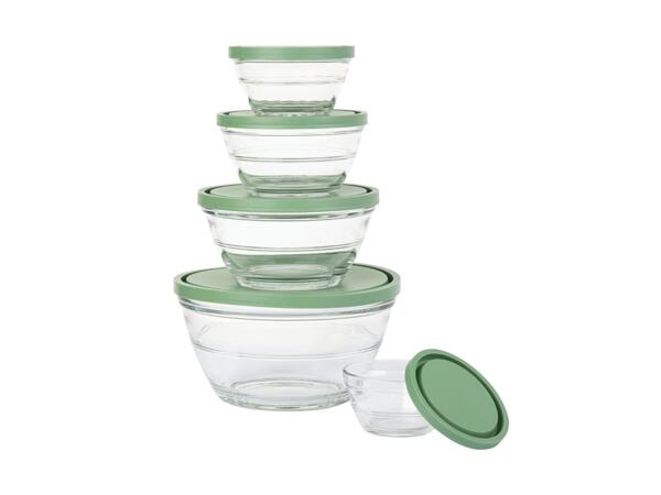 Bols en verre, set de 5