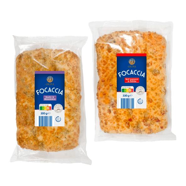 CUCINA(R) 	 				Focaccia, 2 St.