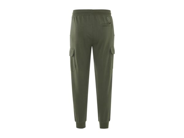 Livergy Men's Cargo Joggers - Olive